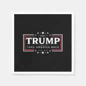 Trump 2024 nimmt Amerika zurück Serviette (Vorderseite)