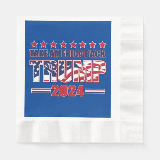 Trump 2024 nimmt Amerika zurück Serviette