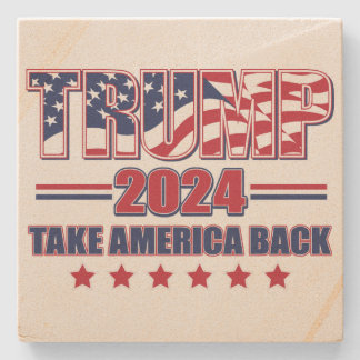 Trump 2024 nimmt Amerika zurück Steinuntersetzer