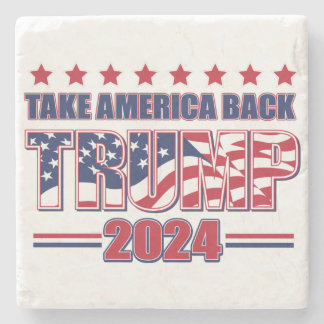 Trump 2024 nimmt Amerika zurück Steinuntersetzer