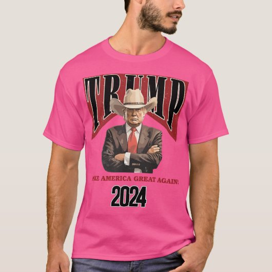 Trump 2024 nimmt Amerika zurück T-Shirt (Vorderseite)