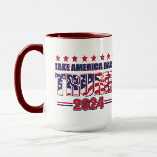 Trump 2024 nimmt Amerika zurück Tasse
