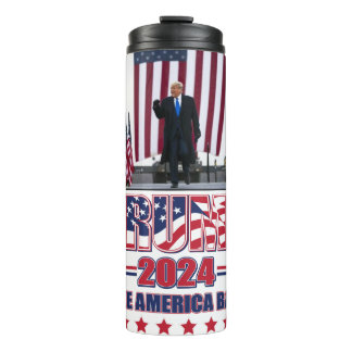 Trump 2024 nimmt Amerika zurück Thermosbecher