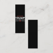 Trump 2024 nimmt Amerika zurück Treuekarte (Vorne/Hinten)