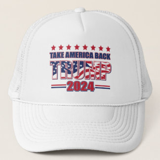Trump 2024 nimmt Amerika zurück Truckerkappe