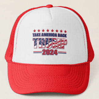 Trump 2024 nimmt Amerika zurück Truckerkappe