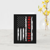 Trump 2024 nimmt die amerikanischen Wahlen zurück  Karte (Gelbe Blume)