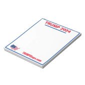 TRUMP 2024-Notizblock Notizblock (Rotiert)