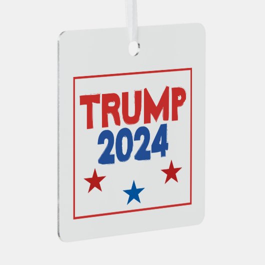 Trump 2024 Ornament (Vorderseite Rechts)