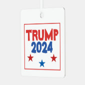 Trump 2024 Ornament (Vorderseite links)