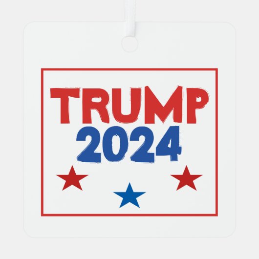 Trump 2024 Ornament (Rückseite)
