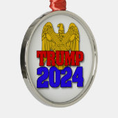 Trump 2024 ornament aus metall (Rechts)