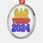 Trump 2024 ornament aus metall (Links)