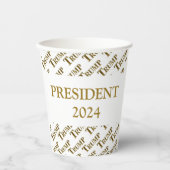 TRUMP 2024 PAPPBECHER (Vorderseite)