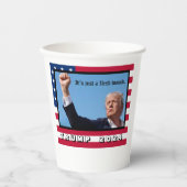 Trump 2024 pappbecher (Vorderseite)