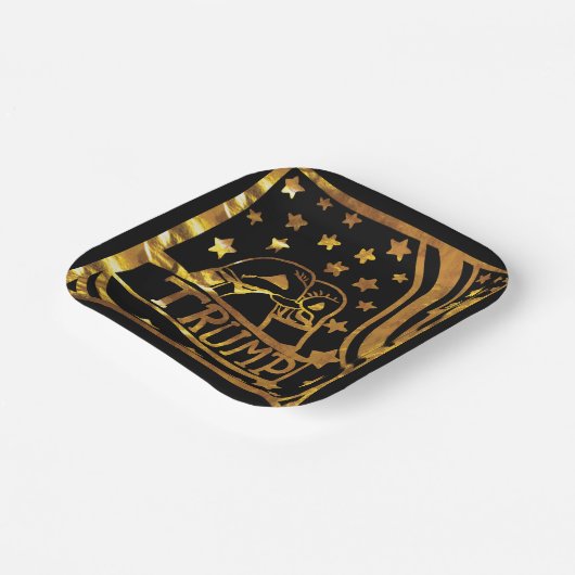 TRUMP 2024 PAPPTELLER (Gewinkelt)