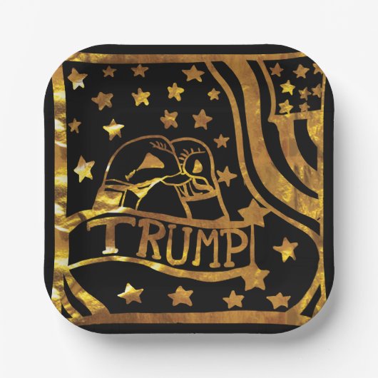 TRUMP 2024 PAPPTELLER (Vorderseite)