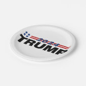 Trump 2024 pappteller (Schrägansicht)