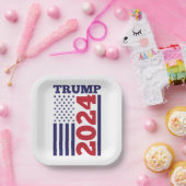 Trump 2024 pappteller (Party)