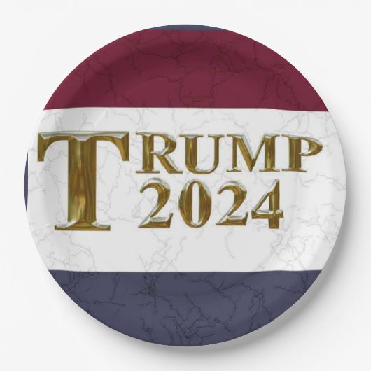 TRUMP 2024 PAPPTELLER (Vorderseite)