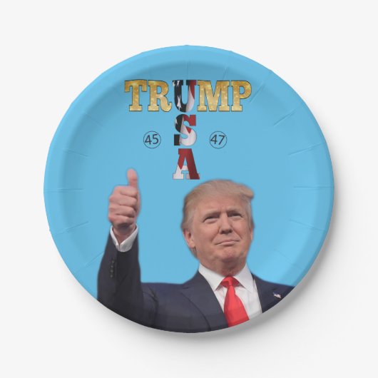 TRUMP 2024 PAPPTELLER (Vorderseite)