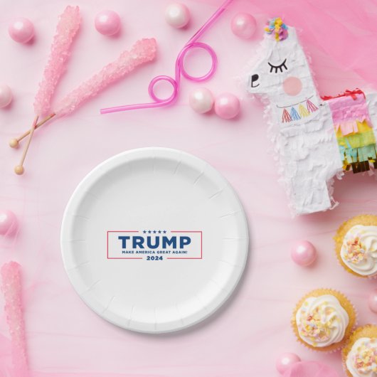 Trump 2024 pappteller (Party)