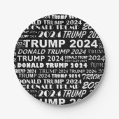 Trump 2024 pappteller (Vorderseite)