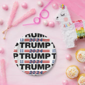 Trump 2024 pappteller (Party)