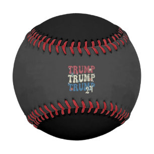 Trump 2024 Patriotische amerikanische Fahne 4. Jul Baseball