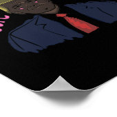 Trump 2024 Pink Niedlich Funny Poster (Ecke)