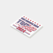 Trump 2024 post-it klebezettel (angewinkelt)