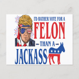 Trump 2024 Postcard Postkarte