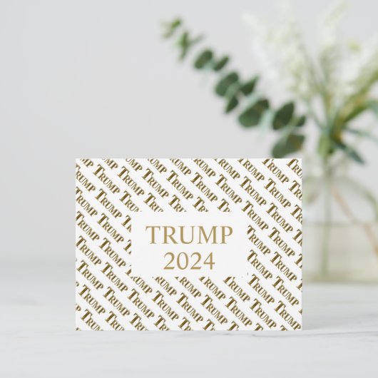 TRUMP 2024 POSTKARTE (Stehend Vorderseite)