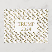 TRUMP 2024 POSTKARTE (Vorderseite)