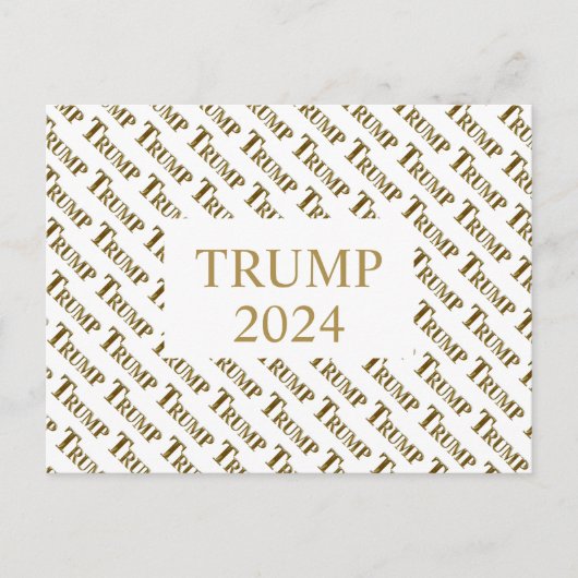 TRUMP 2024 POSTKARTE (Vorderseite)