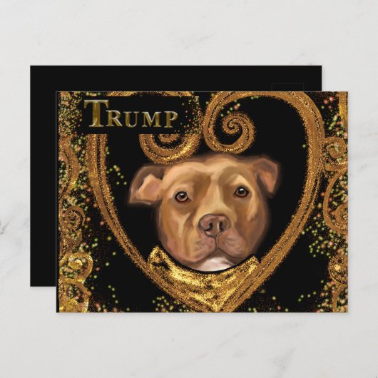 TRUMP 2024 POSTKARTE (Vorne/Hinten)