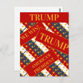 TRUMP 2024 POSTKARTE (Vorne/Hinten)