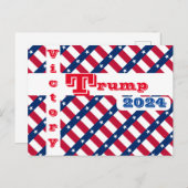 TRUMP 2024 POSTKARTE (Vorne/Hinten)