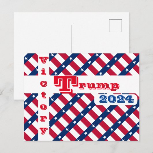 TRUMP 2024 POSTKARTE (Vorne/Hinten)