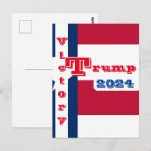 TRUMP 2024 POSTKARTE (Vorne/Hinten)