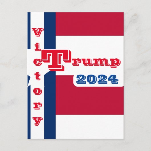 TRUMP 2024 POSTKARTE (Vorderseite)