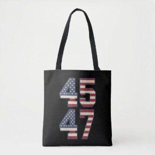 Trump 2024 Präsident 45 47 Amerika USA Vintage Tasche