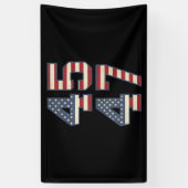 Trump 2024 Präsident 45 47 Amerika Vintag Banner (Vertikal)