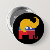 Trump 2024 Präsidentschaftswahl Button (Vorne & Hinten)