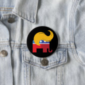 Trump 2024 Präsidentschaftswahl Button (Beispiel)