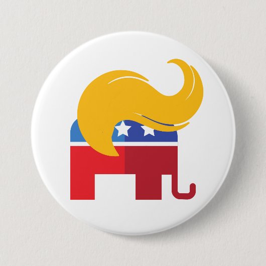Trump 2024 Präsidentschaftswahl Button (Vorderseite)