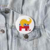 Trump 2024 Präsidentschaftswahl Button (Beispiel)