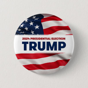 TRUMP 2024 Präsidentschaftswahl in den USA Button