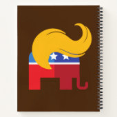 Trump 2024 Präsidentschaftswahl Notizblock (Rückseite)