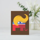 Trump 2024 Präsidentschaftswahl Postkarte (Stehend Vorderseite)